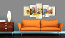 Quadro - Design Urbano - 5 Pannelli 100X50Cm Erroi-2