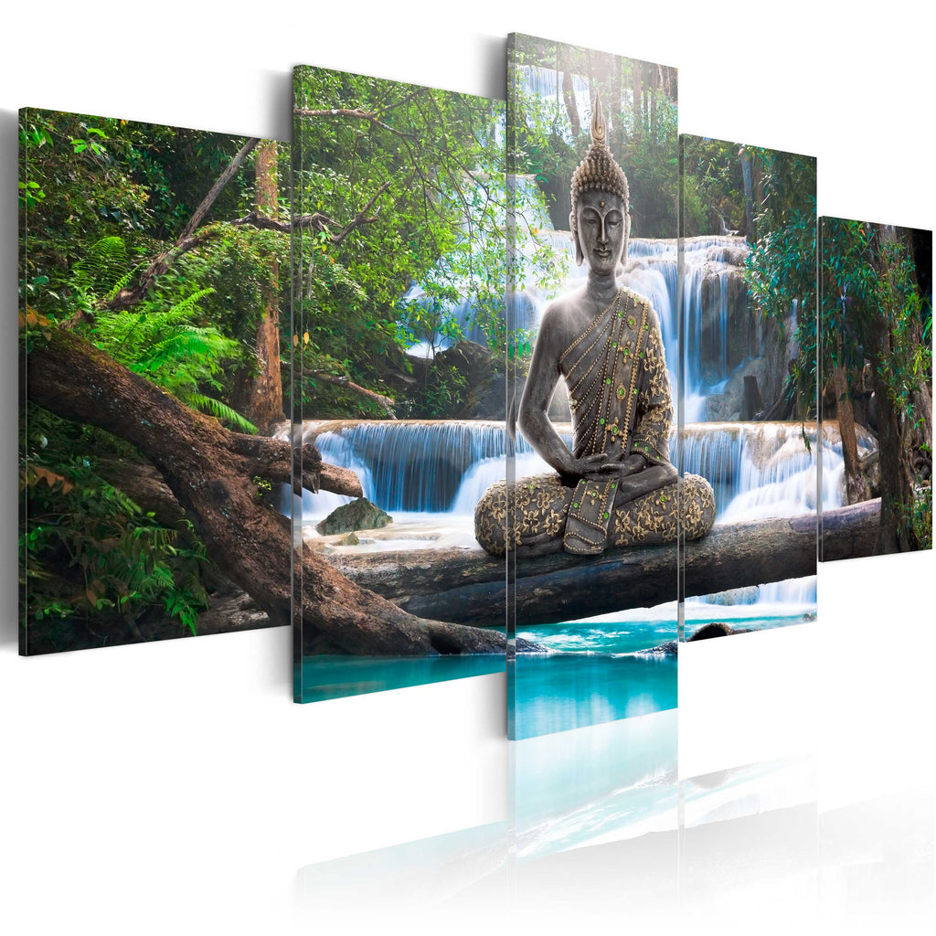 Quadro - Buddha E Cascata Erroi – acquista su Giordano Shop