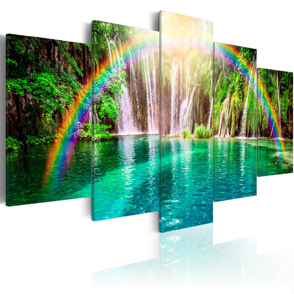 prezzo Quadro - Tempo Di Arcobaleno 100x50cm Erroi