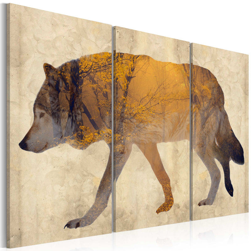 Quadro - The Wandering Wolf 60X40Cm Erroi-1