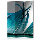 Paravento 3 Pannelli - Turquoise Feather 135x172cm Erroi-1