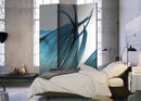 Paravento 3 Pannelli - Turquoise Feather 135x172cm Erroi-2