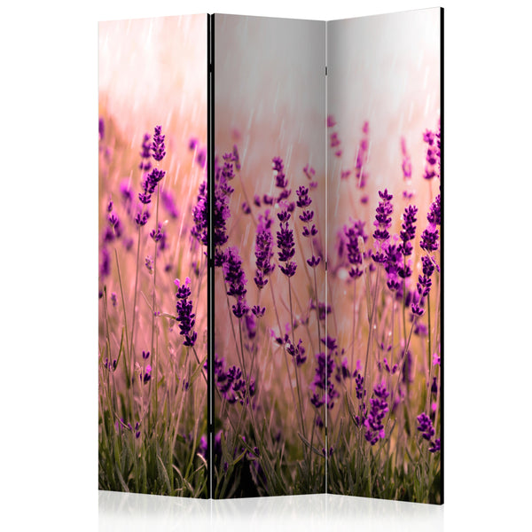 Paravento 3 Pannelli - Lavender In The Rain 135x172cm Erroi sconto