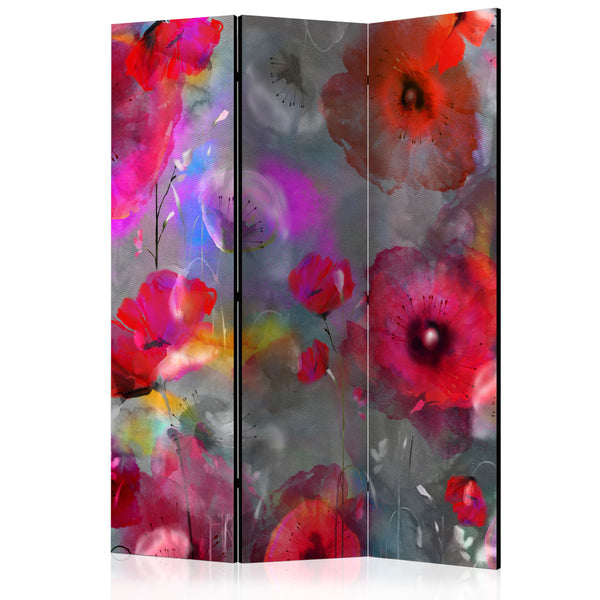 sconto Paravento 3 Pannelli - Painted Poppies 135x172cm Erroi