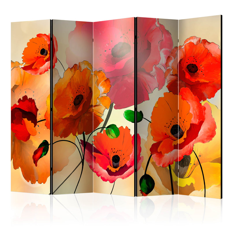 Paravento 5 Pannelli - Velvet Poppies II 225x172cm Erroi – acquista su  Giordano Shop