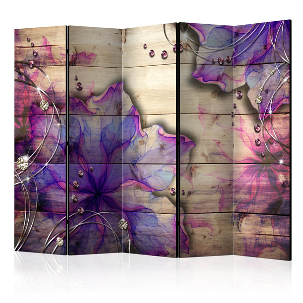 online Paravento 5 Pannelli - Purple Memory II 225x172cm Erroi