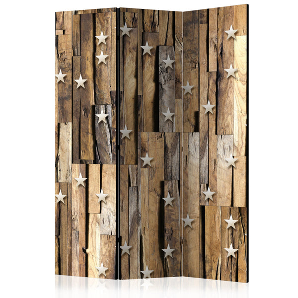 Paravento 3 Pannelli - Wooden Constellation 135x172cm Erroi acquista