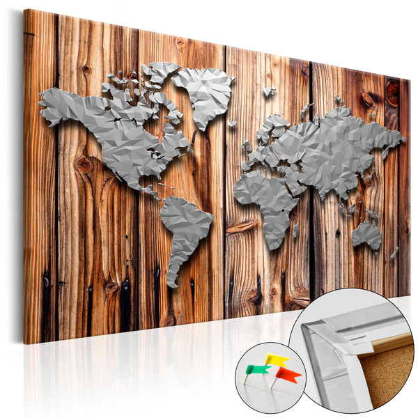 Quadro Di Sughero - Borders Of Modernity [Cork Map] 120x80cm Erroi online