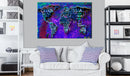 Quadro di Sughero - Intriguing World [Cork Map] 120x80cm Erroi-2