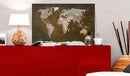 Quadro di Sughero - Cinnamon Travels [Cork Map] 120x80cm Erroi-2