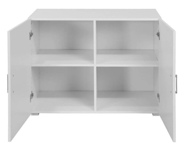 online Mobiletto 2 Ante 90x41x85 cm in MDF Bianco