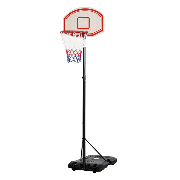 Canestro da Basket da Esterno Altezza Regolabile 175-215 cm in Metallo con  Ruote Nero – acquista su Giordano Shop