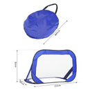 Porta da Calcio Pop Up Portatile per Bambini con Borsa Blu 122x85x82 cm -3