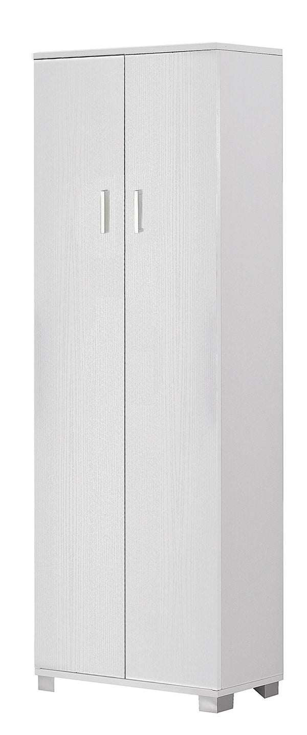 prezzo Armadio 2 Ante 62x178x34 cm Bianco Fiammato