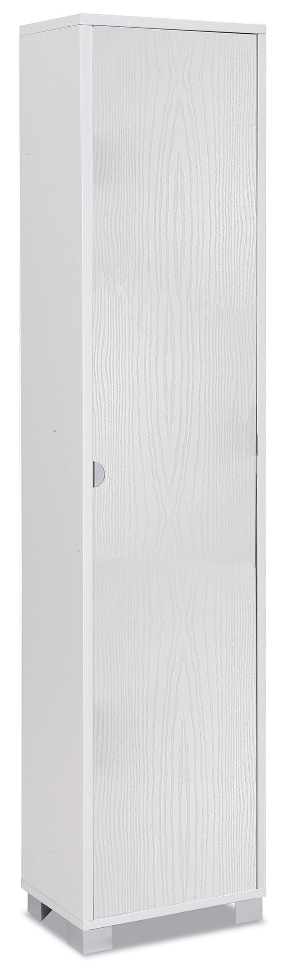 sconto Armadio 1 Anta 43x190x29 cm Bianco Fiammato