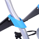 Rullo per Bicicletta a Magnete per Allenamento in Casa Argento 54.4x47.2x39.4 cm -6