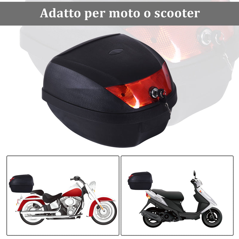 Bauletto Universale per Scooter 30L Nero 41x40x30 cm -7