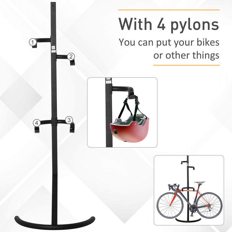 Parpyon® porta biciclette da terra n. 2 rastrelliera biciclette, porta –  falenashop
