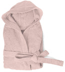 Accappatoio in Spugna 100% Cotone Rosa Antico Taglia S/M-1