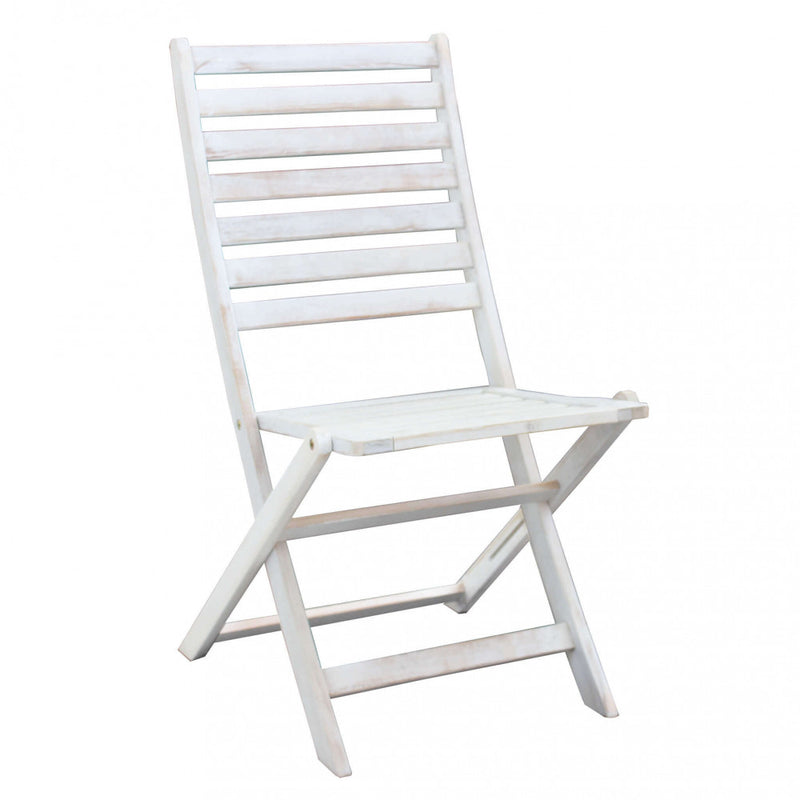 Sedia Serena 46x57x91 h cm in Legno Bianco-1