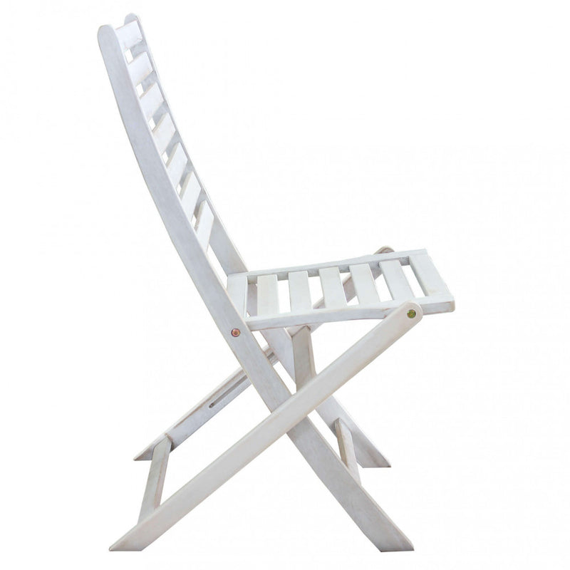 Sedia Serena 46x57x91 h cm in Legno Bianco-3