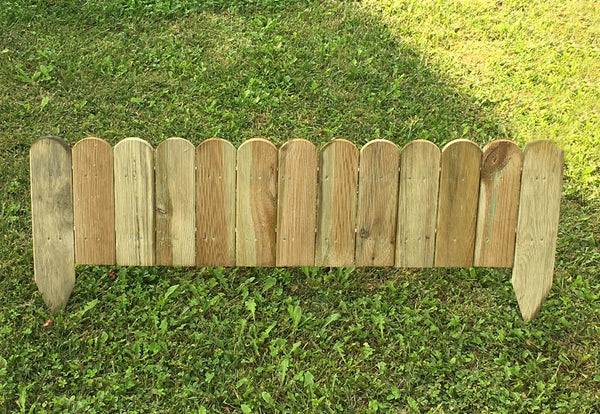 Staccionata Steccato Recinzione Giardino 30/45x120 cm in Legno online