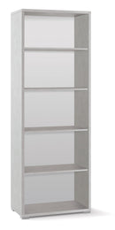 Libreria a Giorno 71x199x41 cm Ossido Bianco-1