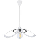 Sospensione 1xE27 Montatura Bianco D.Bianco E-Energy Allegra-1