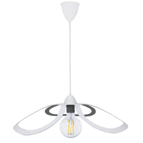 online Sospensione 1xE27 Montatura Bianco D.Bianco E-Energy Allegra