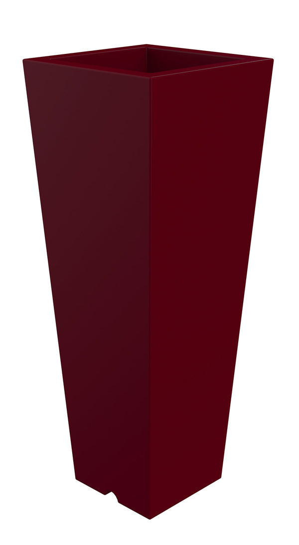 Vaso 37,5x102 cm in Resina Arkema Quadro 102 Ruby sconto