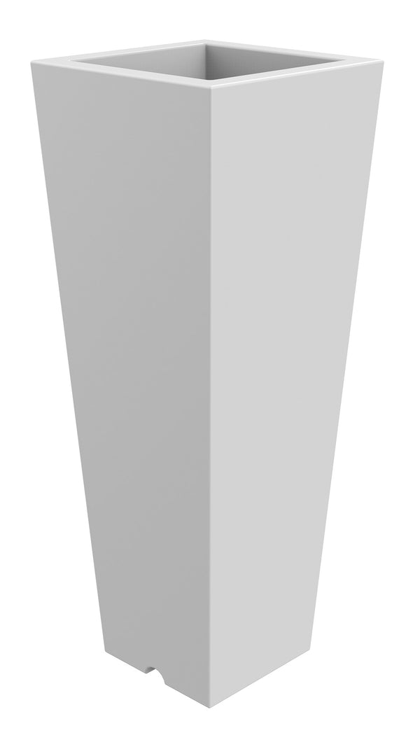 Vaso 37,5x102 cm in Resina Arkema Quadro 102 Bianco sconto