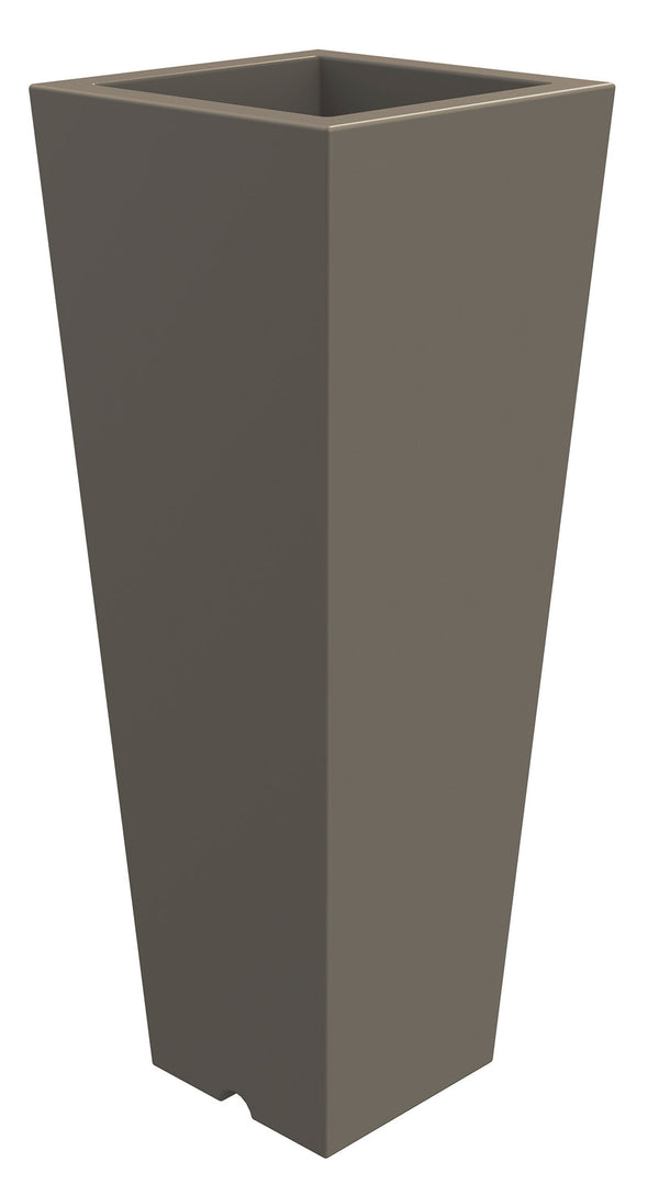 online Vaso 34x86 cm in Resina Arkema Quadro 86 Dove Grey