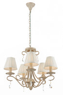 Lampadario Elegant in Metallo Brionia Beige