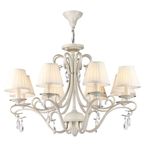 Lampadario Elegant in Metallo Brionia Beige sconto