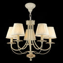 Lampadario Elegant in Metallo Olivia Avorio-2