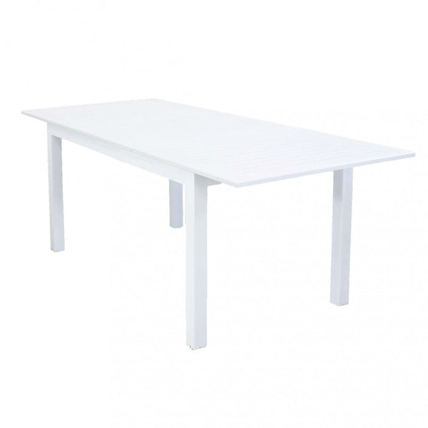 Tavolo Cuba Allungabile 150/210x90x75 h cm in Alluminio Bianco acquista