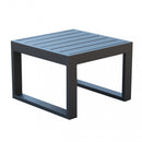 Tavolino Cuba 45x45x32 h cm in Alluminio Antracite-1