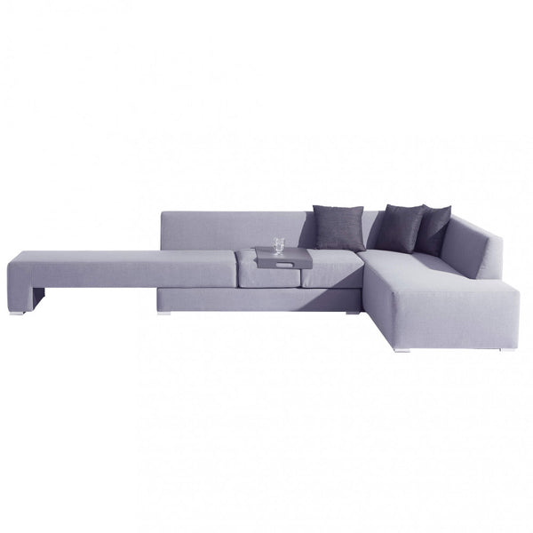 sconto Salotto Angolare Tulum Struttura in Alluminio Grigio