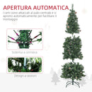 Albero di Natale Artificiale 180 cm 618 Rami con Pigne Verde-6