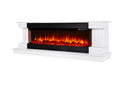 Camino Elettrico da Pavimento 60,3x181x43 cm Effetto Fiamma 1500W Arizona & Dalas maxi-5