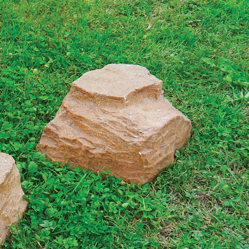 Roccia Artificiale Decorativa da Giardino 38x27x14 cm in Vetroresina-1