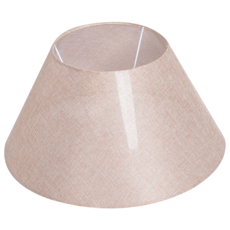 Lampada da Comodino Abat jour in Corda di Canapa Beige 40x40x65 cm -8