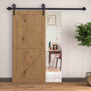 Binario per Porte Scorrevoli con Kit di Accessori in Acciaio Nero 100 cm sm 180mm -2