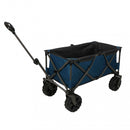 Carrello Pieghevole 92x50x59 h cm in Acciaio Blu-1