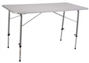 Tavolino Professional 120x60x50/69 h cm in Acciaio Bianco-1