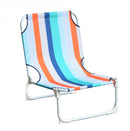 Spiaggina Garda Oxford 58x52x19/63 h cm in Acciaio Multicolor-1