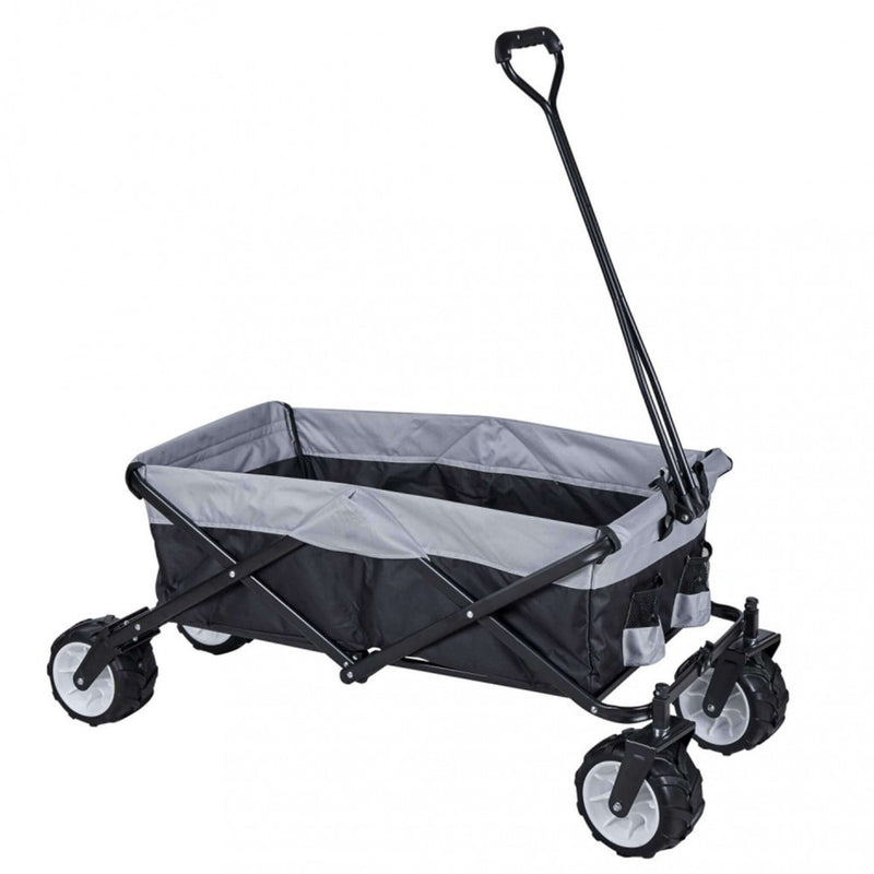 Carrello Portattrezzi da Giardino in Metallo Atlantic 117x50x52 h cm in Acciaio Grigio-1