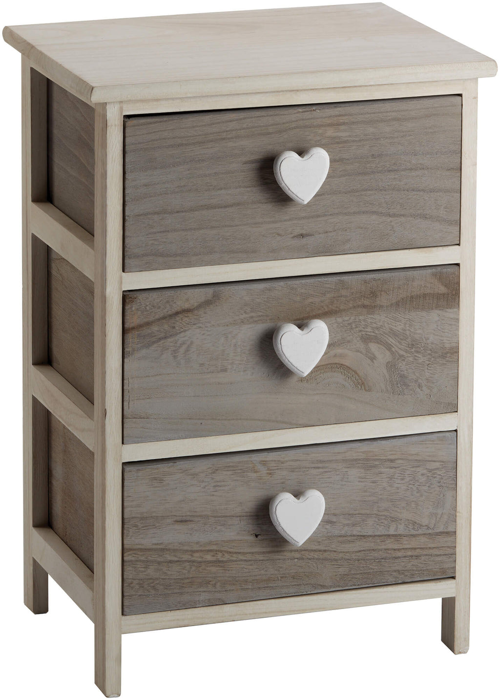 Cassettiera da Tavolo 3 cassetti 39x30x29,5 cm in Legno di Pino Naturale –  acquista su Giordano Shop