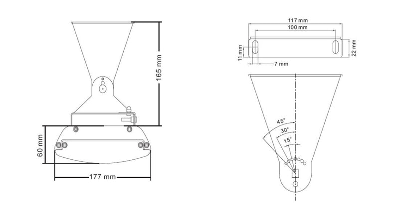 Stufa Elettrica ad Infrarossi da Parete Soffitto 104,5x17,7x6 cm 1500W con Telecomando Nero-6