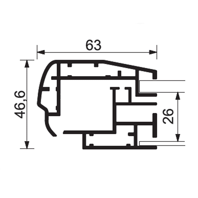 Bacheca da Esterno con Apertura a Ribalta 80,5x76x4,7 cm in Alluminio con Led Silver-6